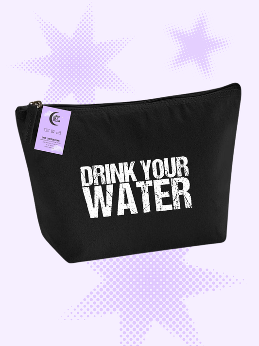 Drink Your Water Makeup Bag
