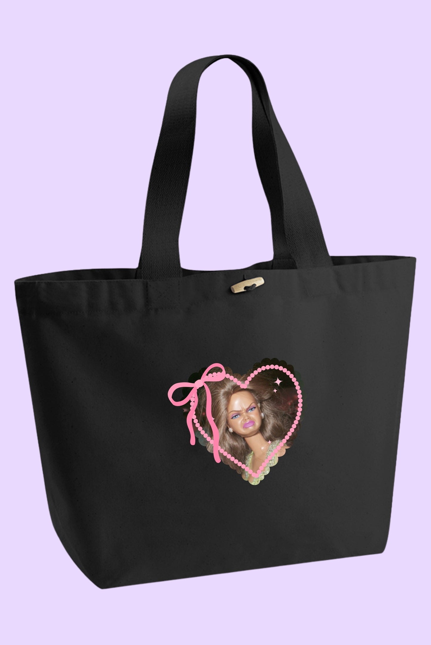 Disgusted Doll Tote Bag