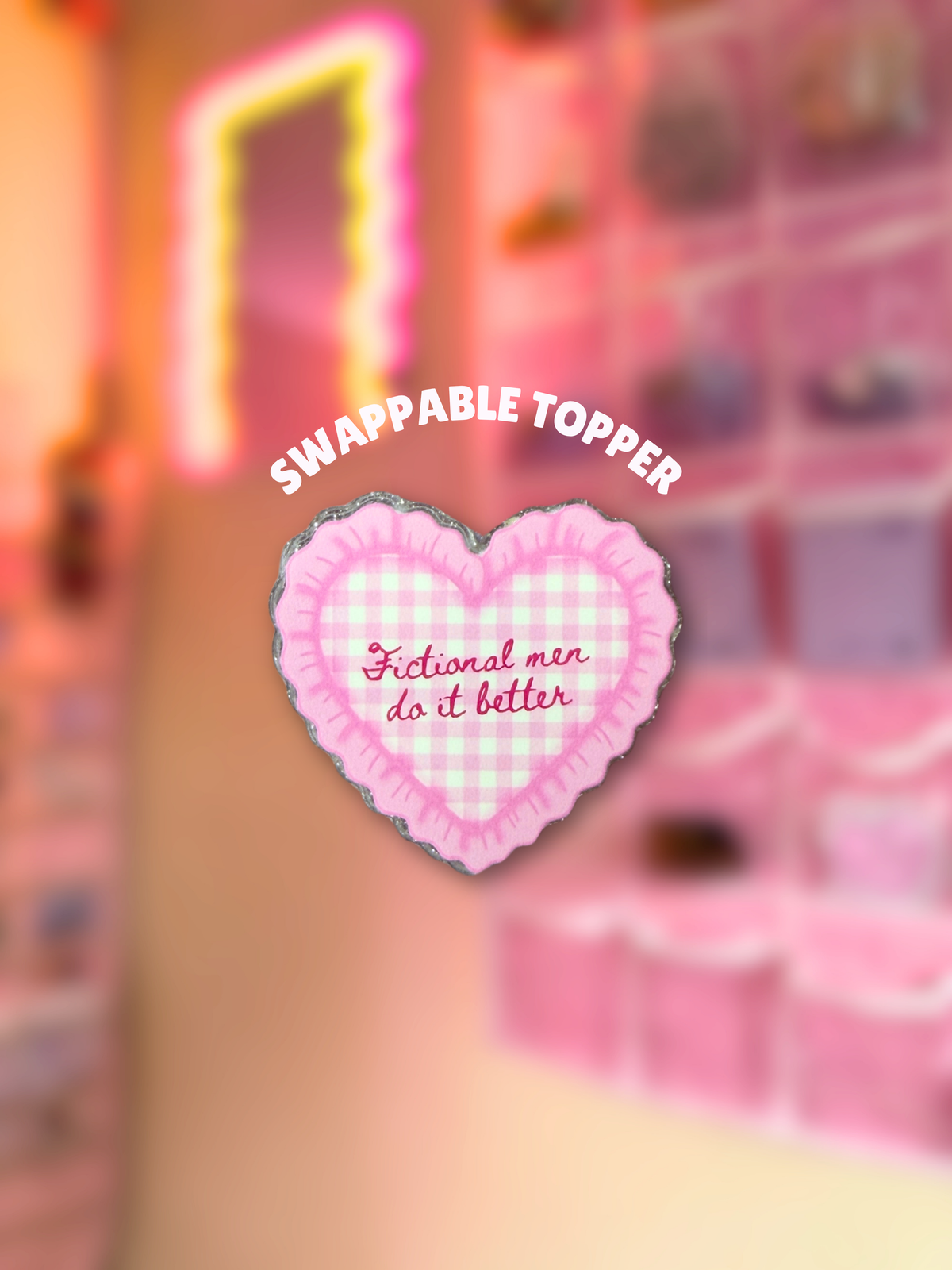Fictional Men [Swappable Acrylic Topper for e-Reader & Phone Grips]