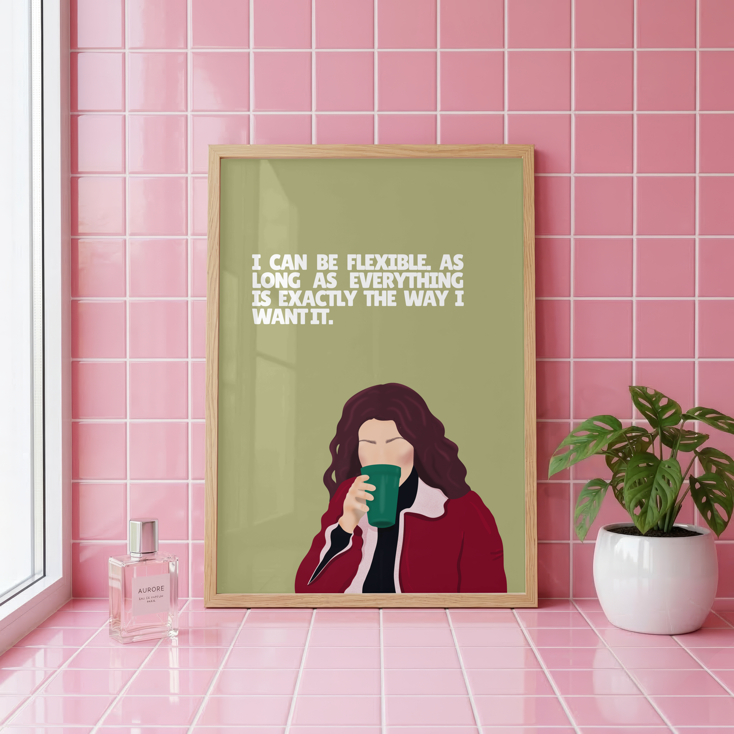 I Can Be Flexible Wall Art Print
