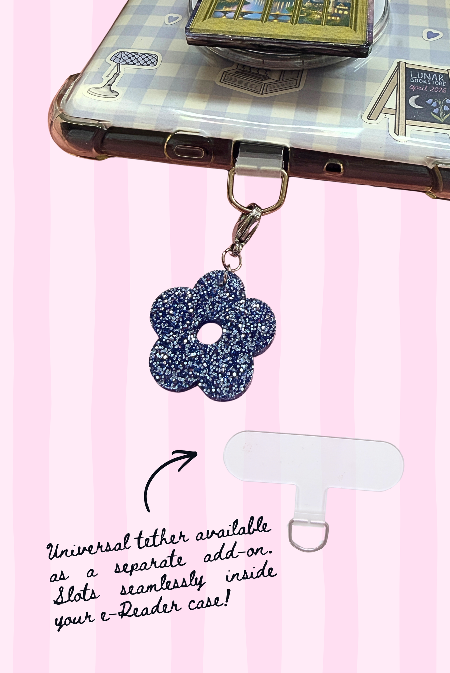 e-Reader Charms - Flowers