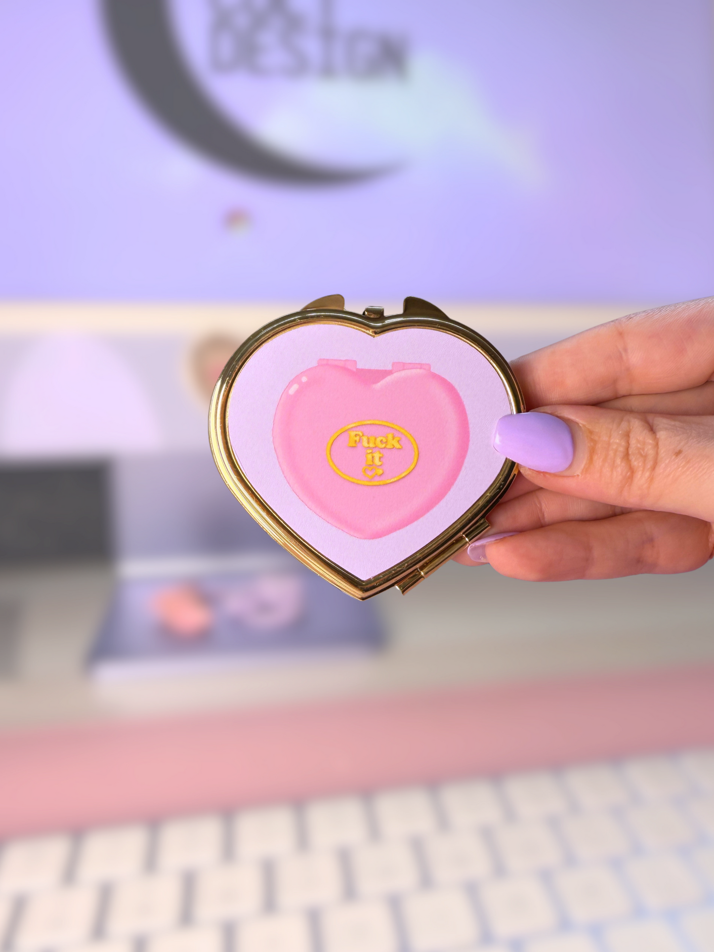 Fuck It Compact Makeup Mirror