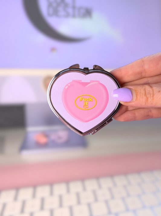 Fuck It Compact Makeup Mirror
