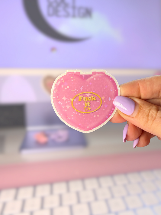 Fuck It Sparkly Sticker