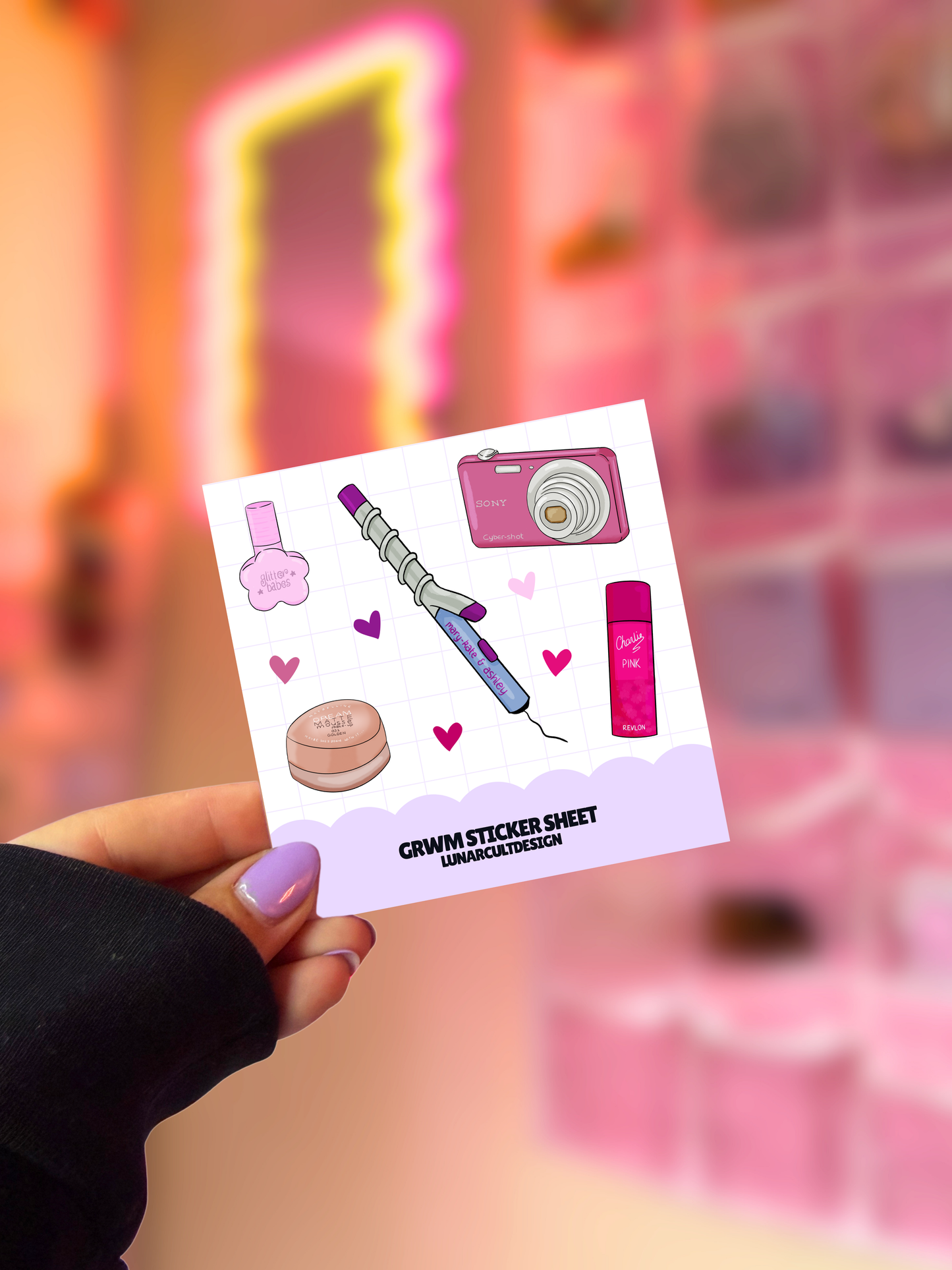 GRWM Sticker Sheet