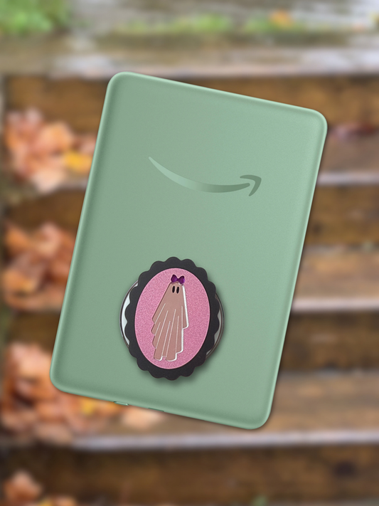 Pink Girly Ghost MagSafe e-Reader & Phone Grip