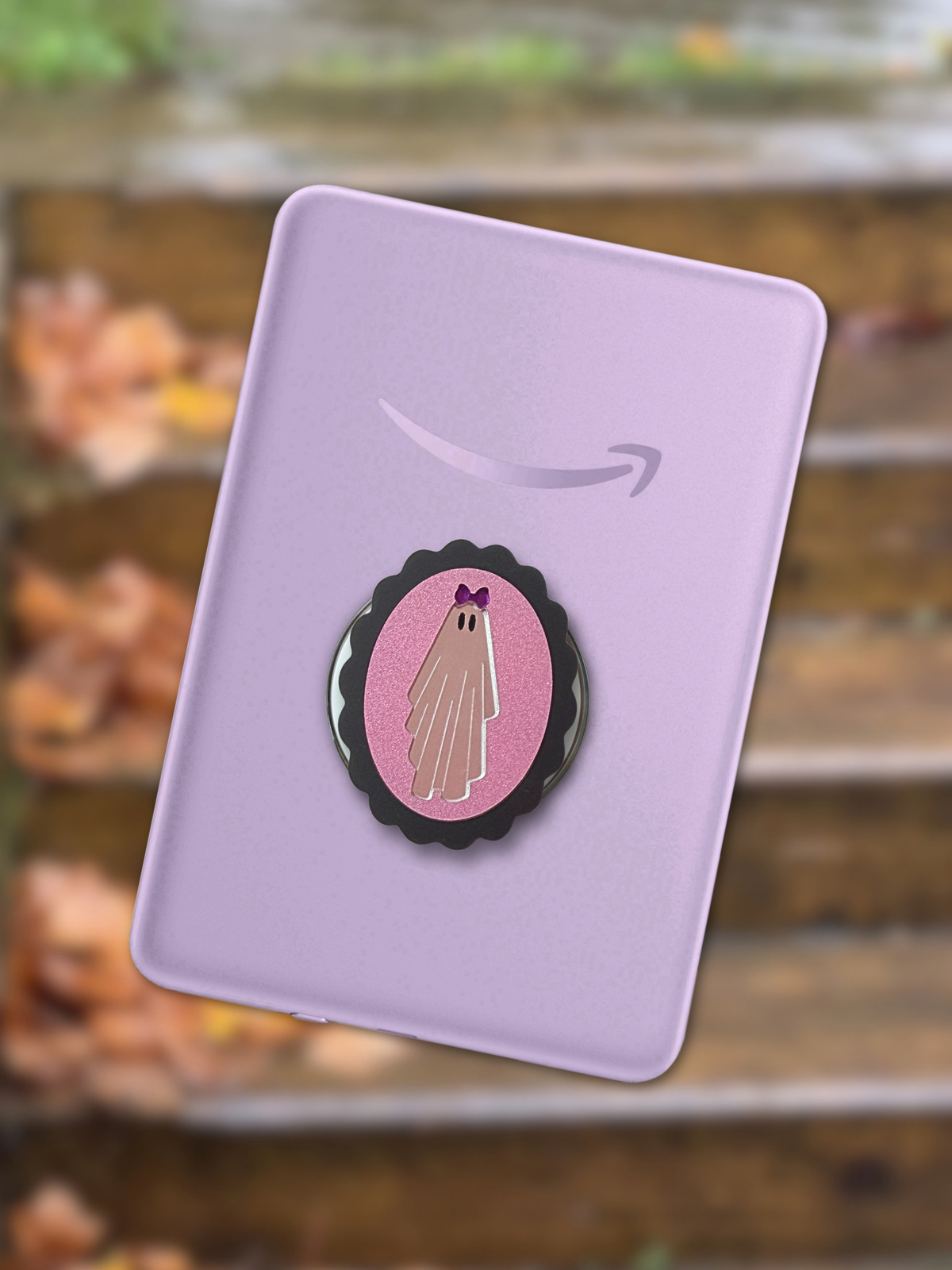 Pink Girly Ghost [Classic MagSafe e-Reader & Phone Grip]