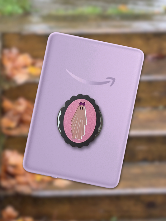 Pink Girly Ghost [Classic MagSafe e-Reader & Phone Grip]