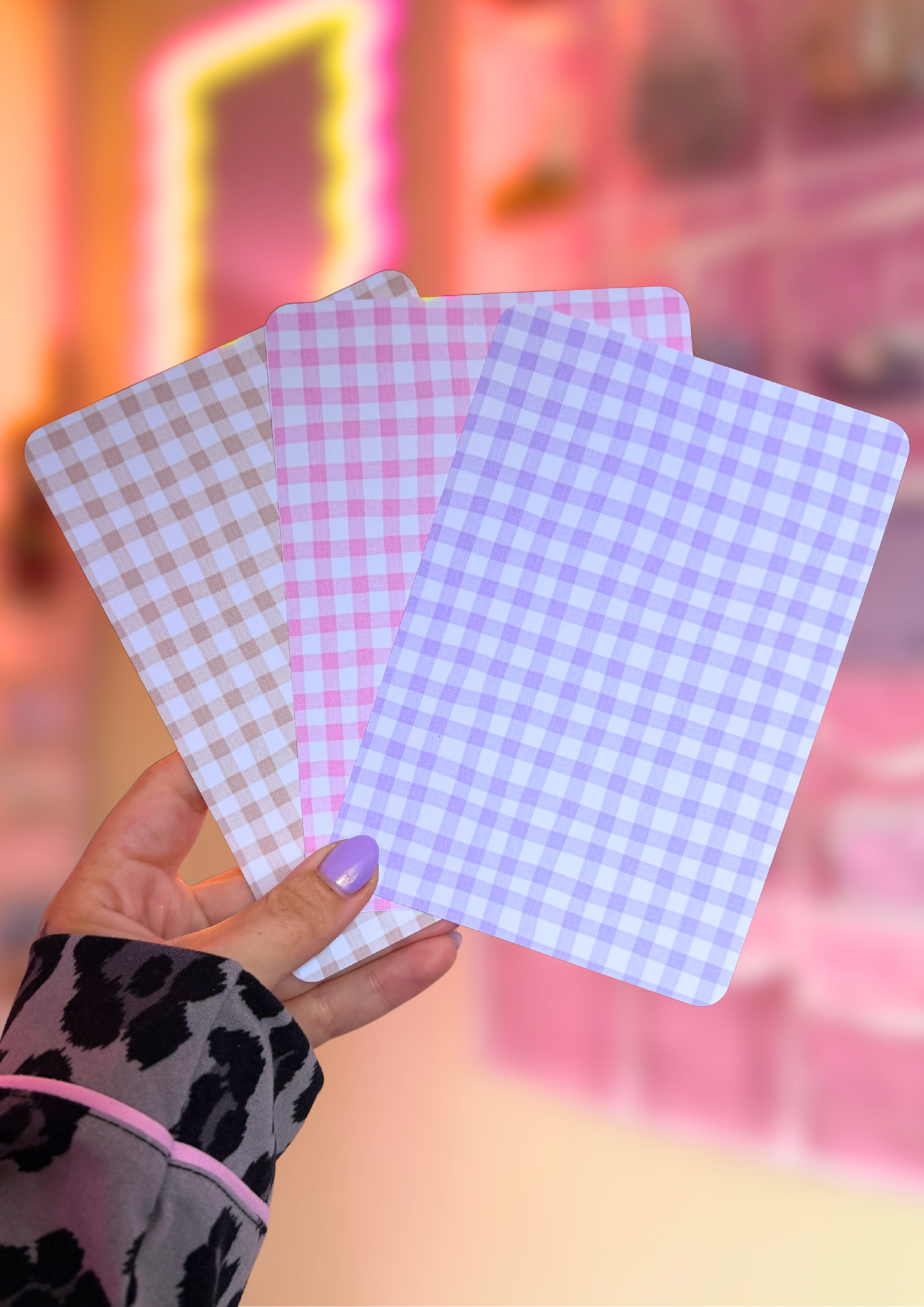 Gingham e-Reader Insert
