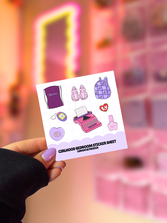 Girlhood Bedroom Sticker Sheet