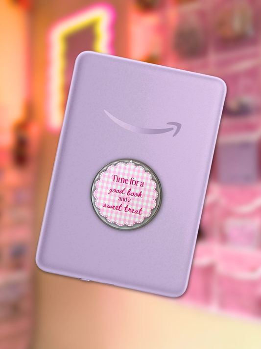 A Good Book & A Sweet Treat [Classic MagSafe e-Reader & Phone Grip]