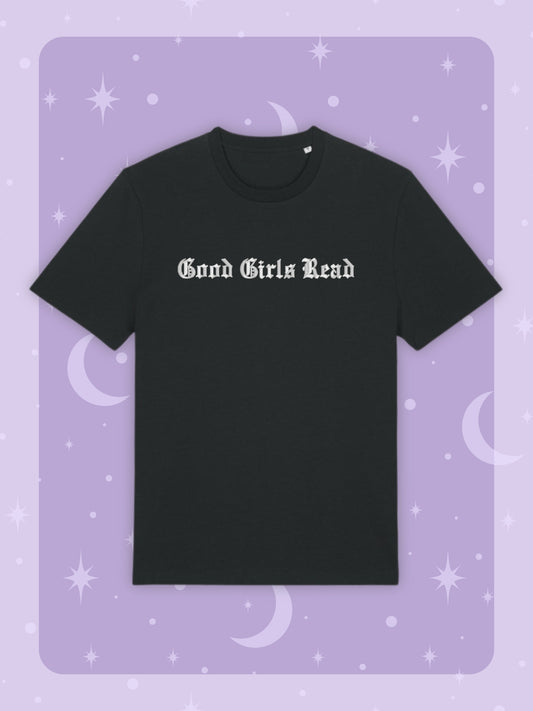 Good Girls Read Embroidered T-shirt