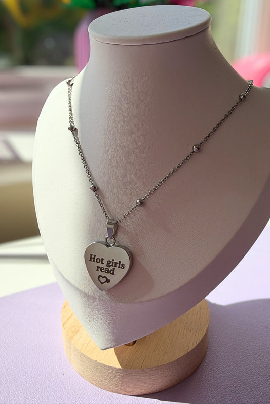 Hot Girls Read Necklace