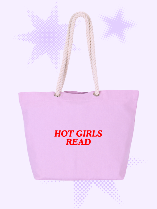 Hot Girls Read Tote Bag