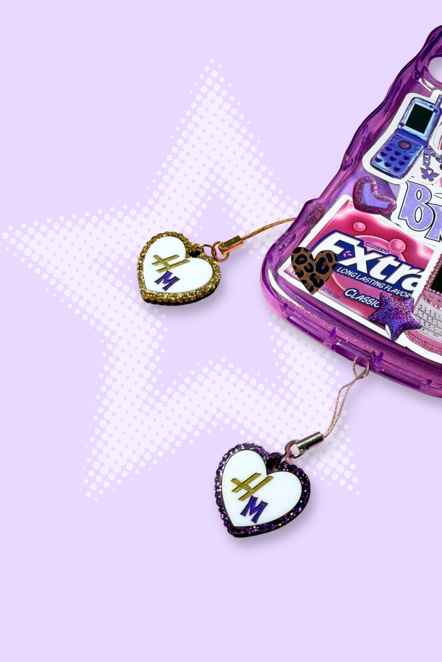 HM Sparkly Phone Charm