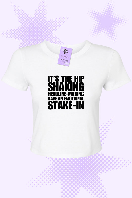 Hip Shaking Headline Making Baby Tee