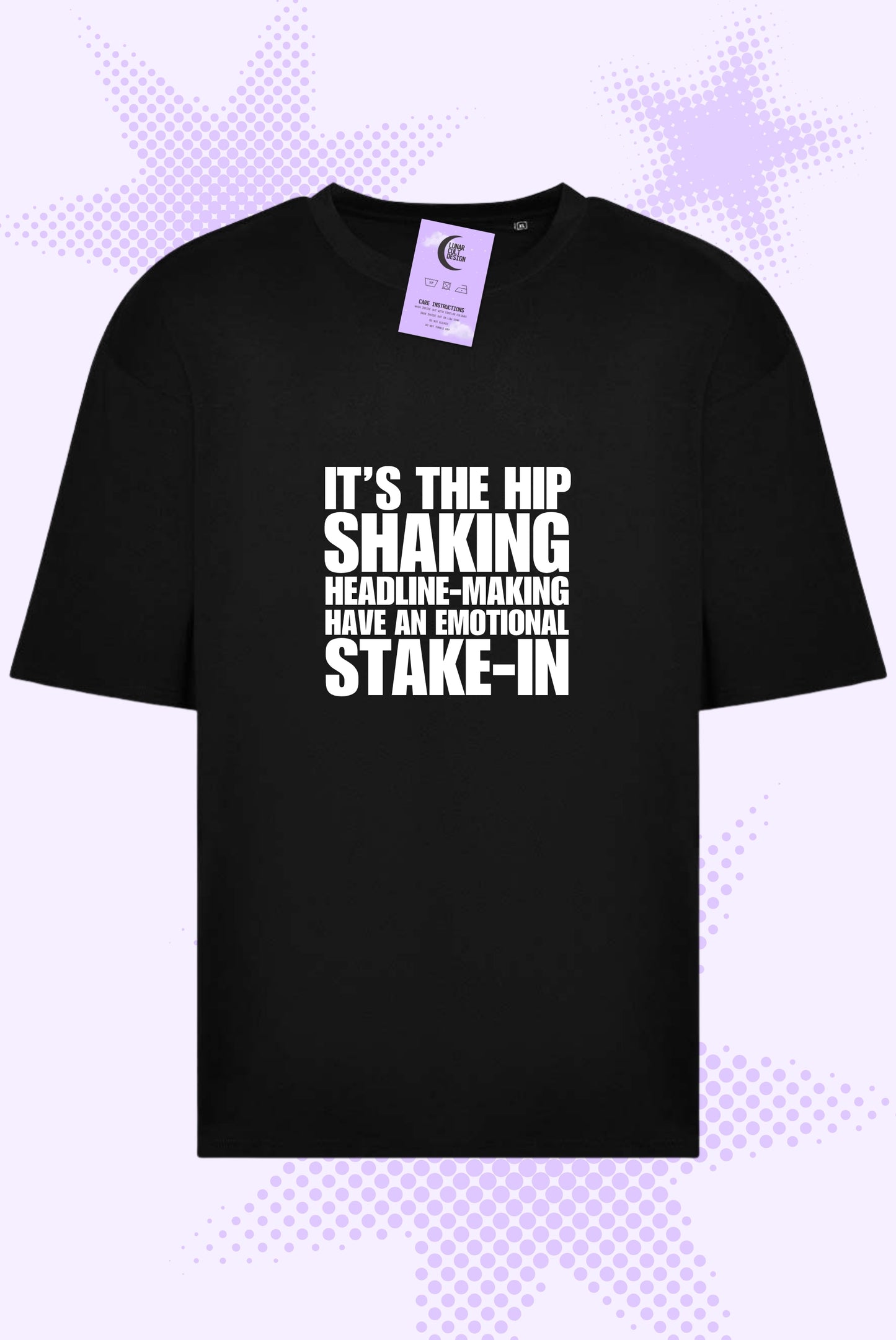 Hip Shaking Headline Making Oversized Boxy T-Shirt