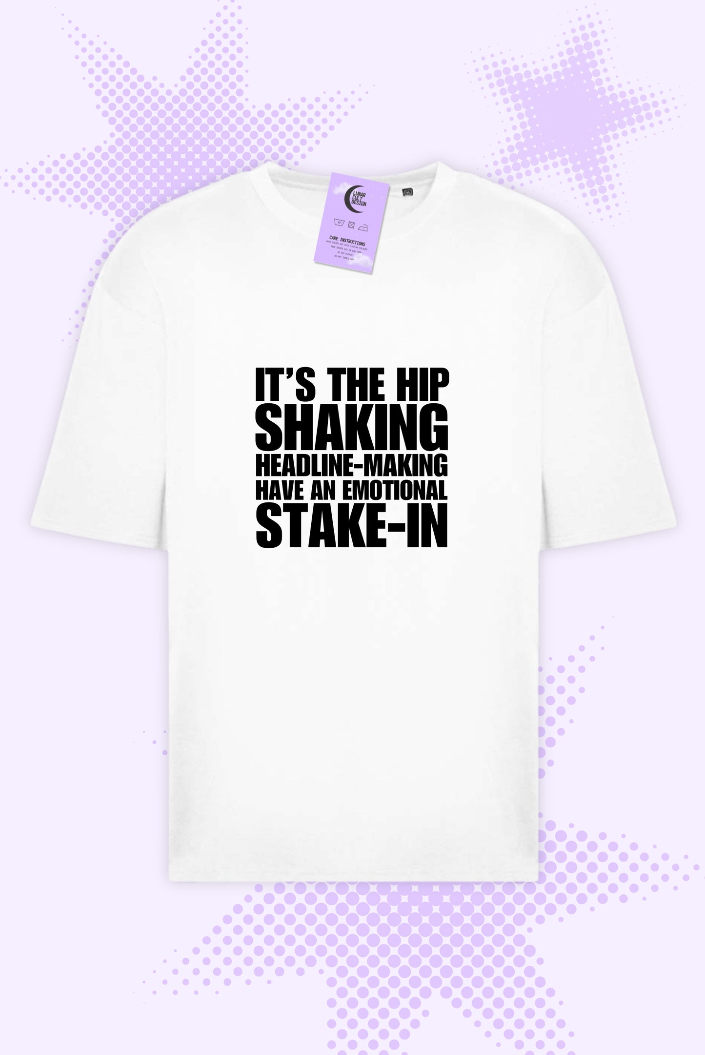 Hip Shaking Headline Making Oversized Boxy T-Shirt