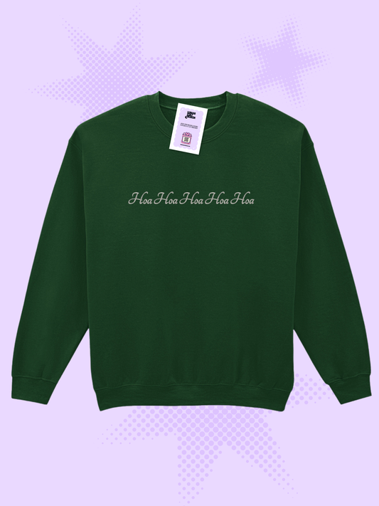 Hoa Hoa Embroidered Sweatshirt (Text Only)