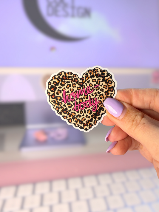 Homebody Glossy Sticker