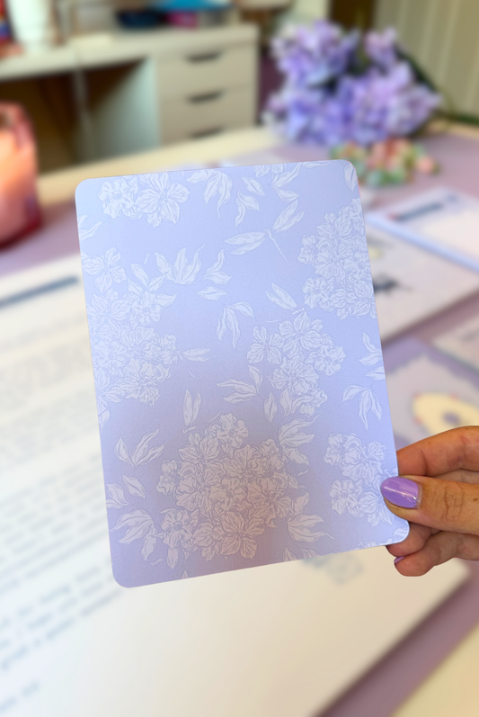 Hydrangea Lane Floral e-Reader Insert