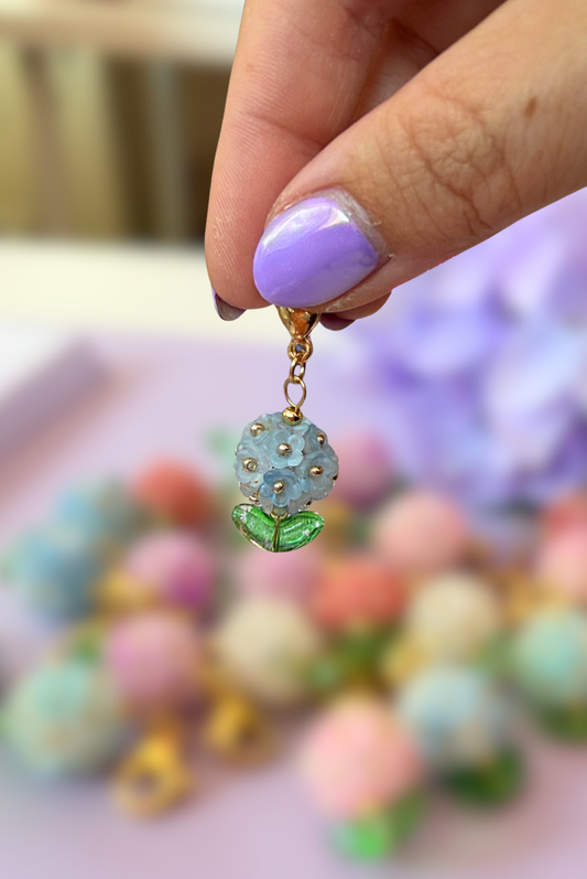 Hydrangea e-Reader Charm