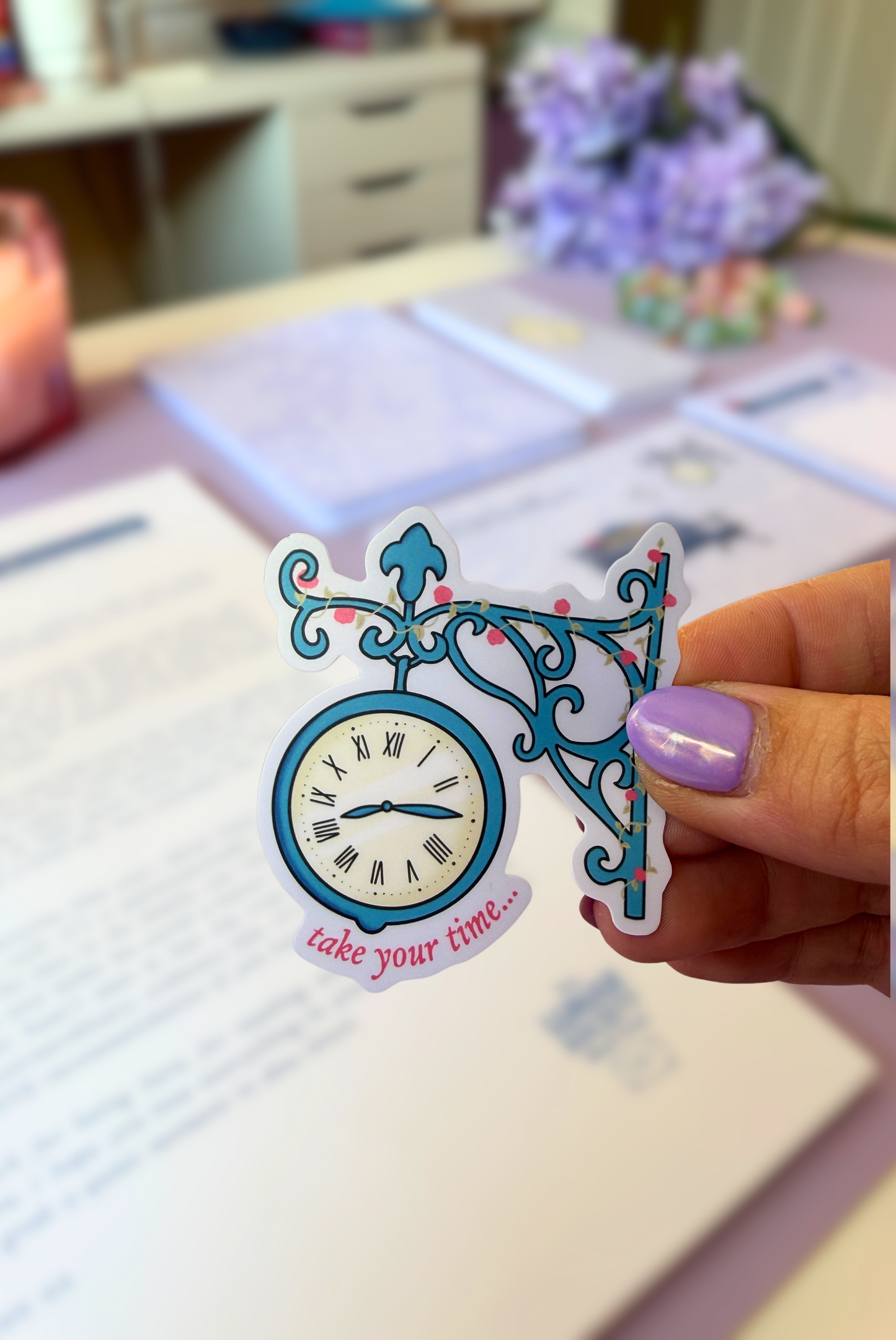 Take Your Time Sticker