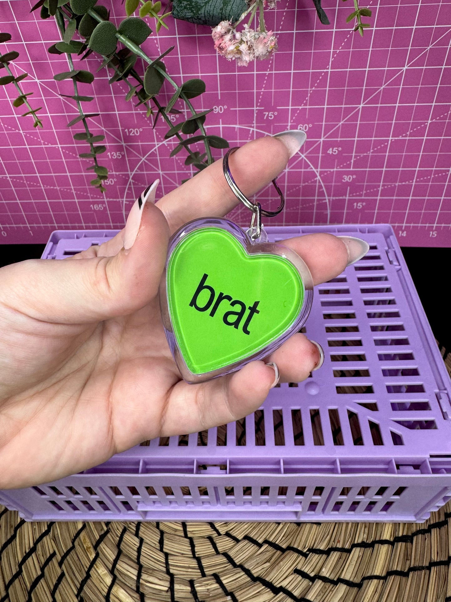 Brat Keyring