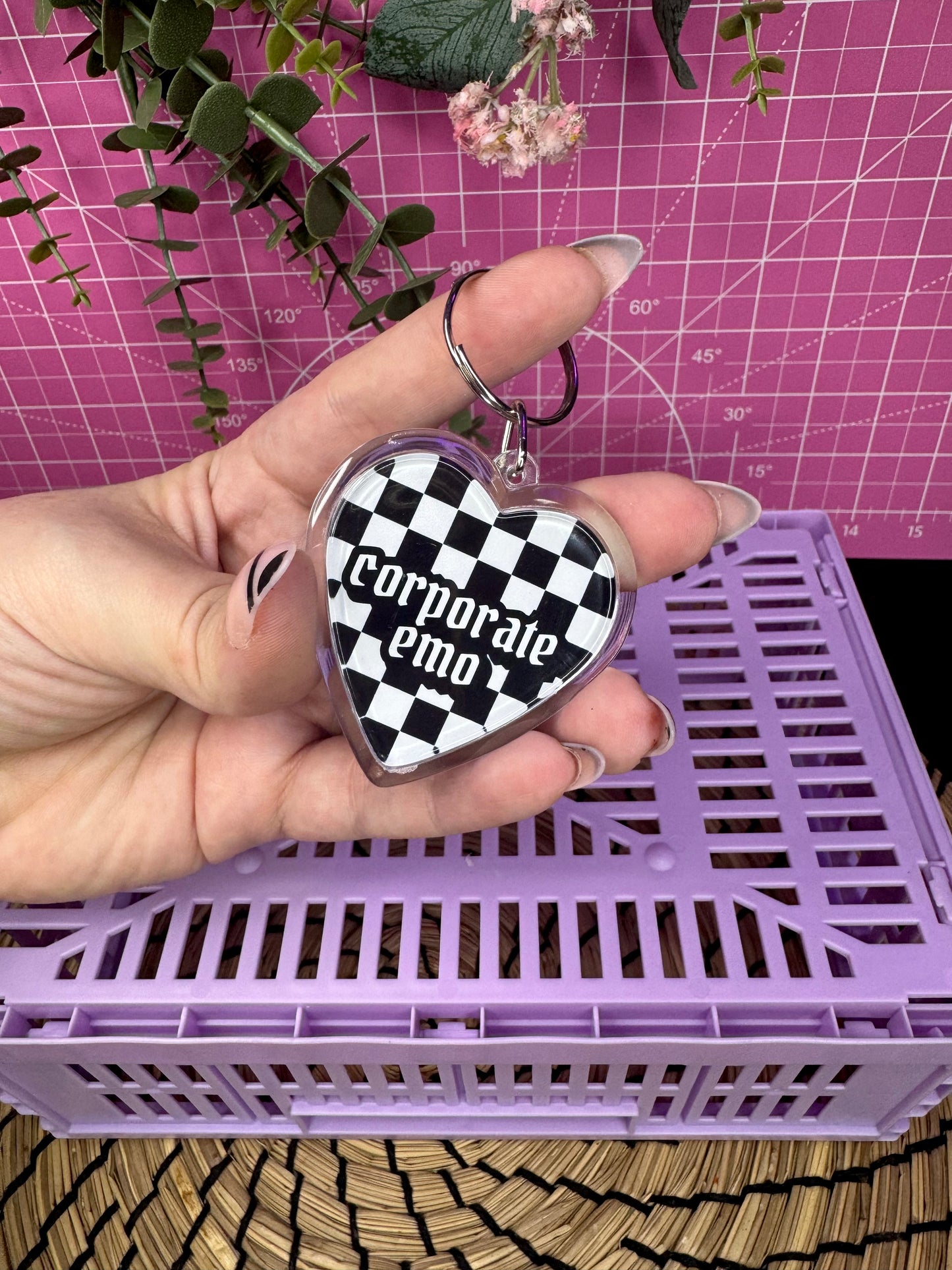 Corporate Emo Keyring