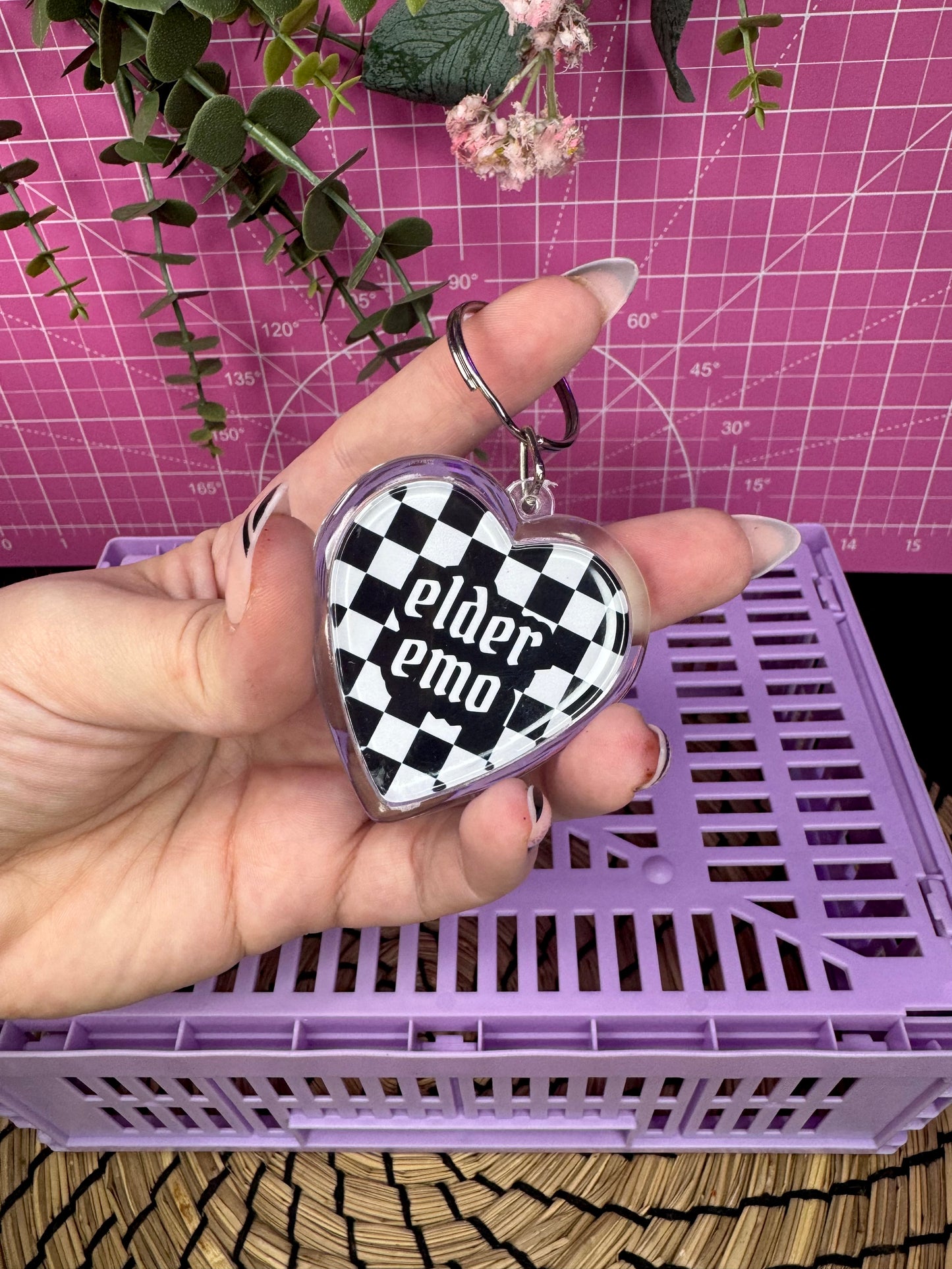 Elder Emo Keyring