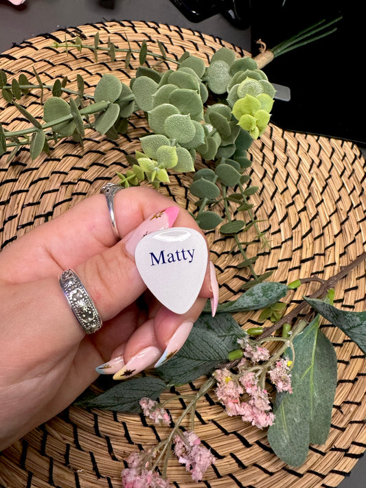 Matty Guitar Pick Croc Charm