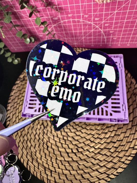 Corporate Emo Sticker