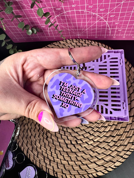 Teenage Thirty-Something Keyring