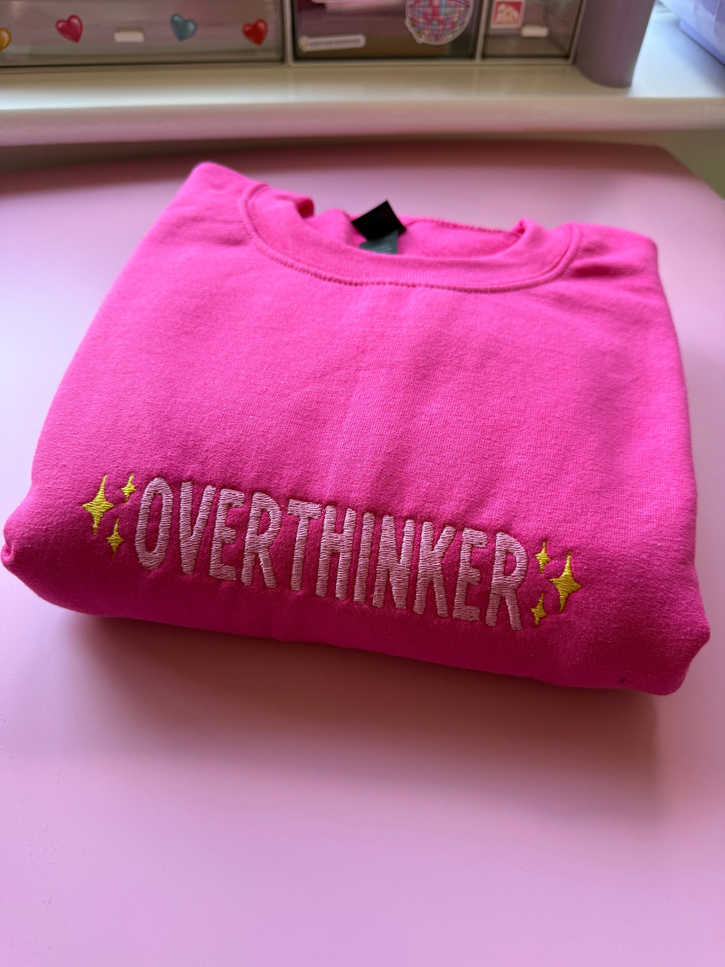 Overthinker Embroidered Sweatshirt - Size M