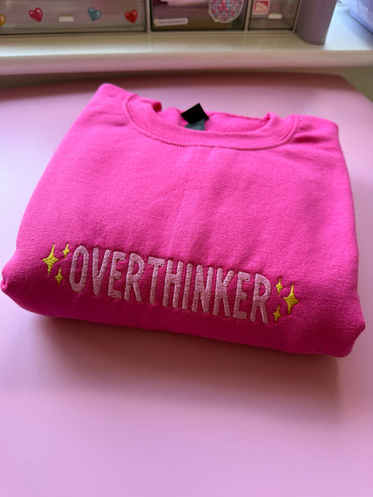 Overthinker Embroidered Sweatshirt - Size M
