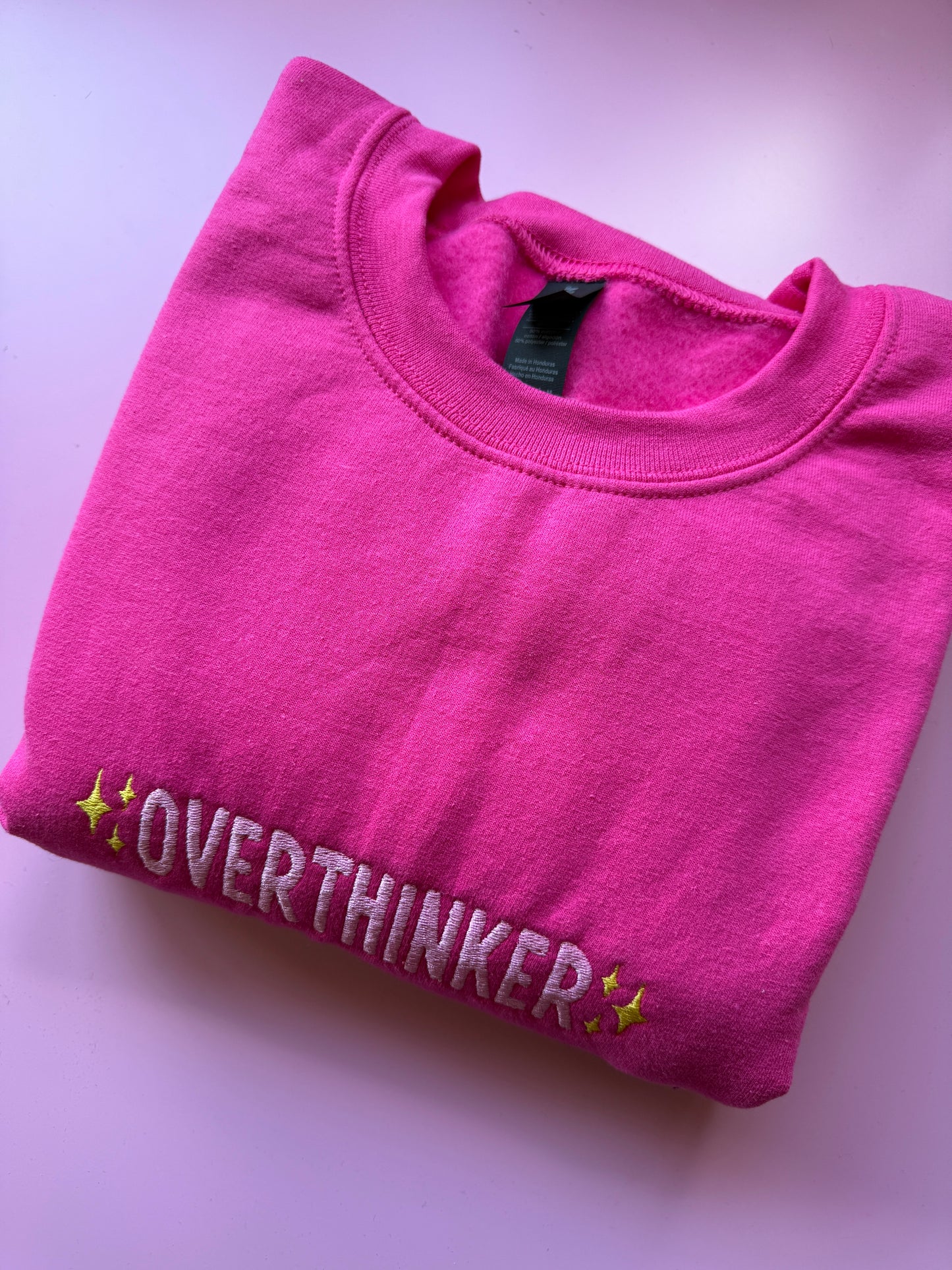 Overthinker Embroidered Sweatshirt - Size M