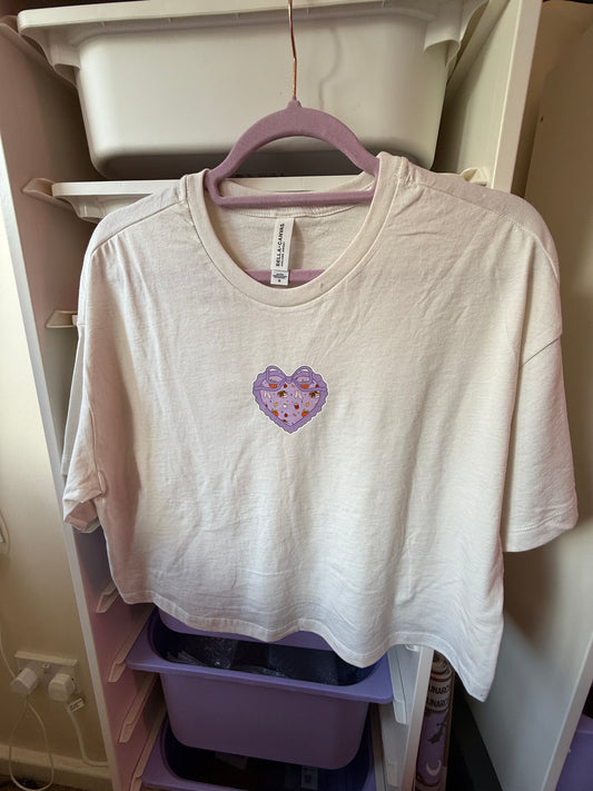 Autumn Girly Cropped T-Shirt - Size M
