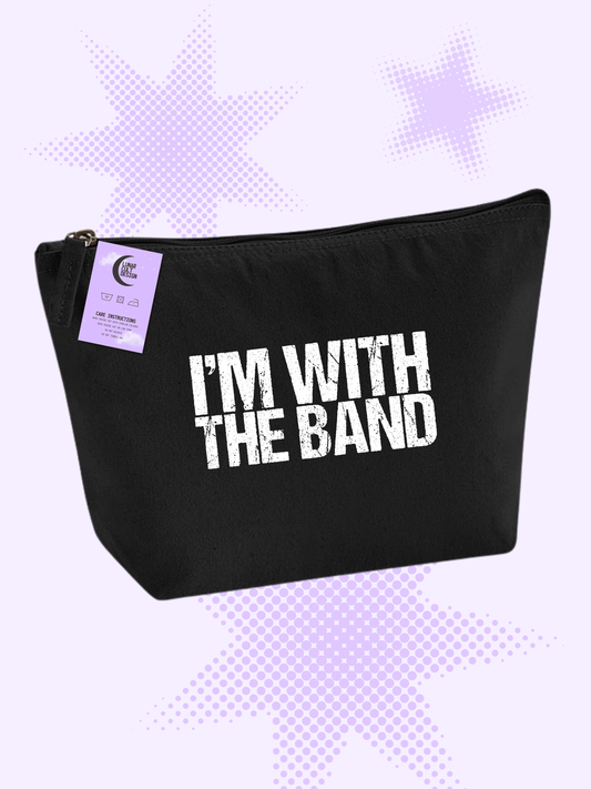 I'm With The Band Makeup Bag
