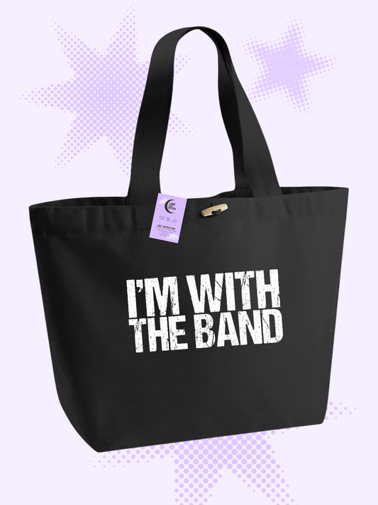 I'm With The Band Tote Bag