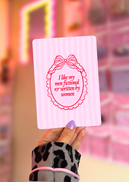 I Like My Men Fictional & Written By Women e-Reader Insert