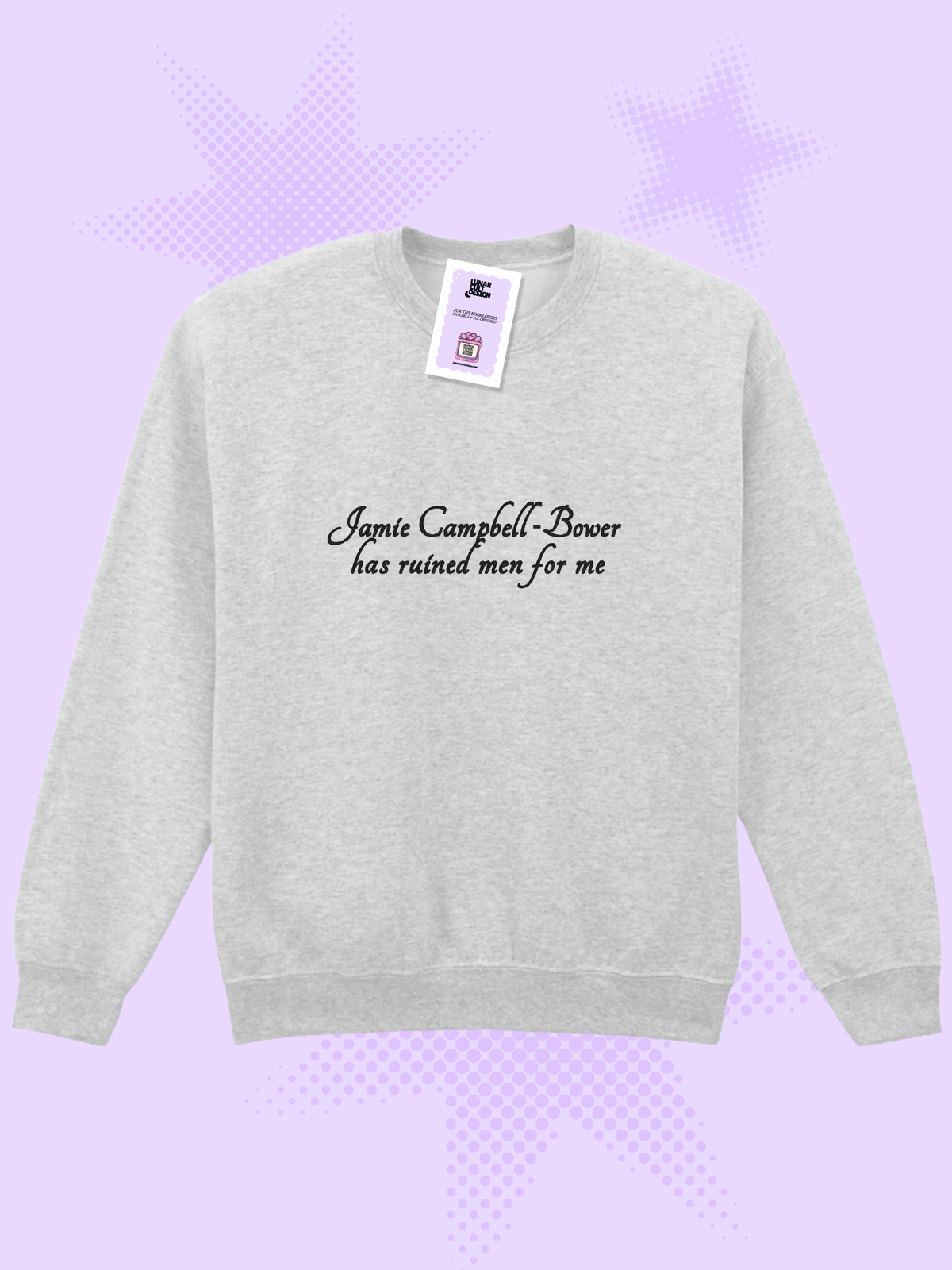 Jamie Campbell-Bower Has Ruined Men For Me Embroidered Sweatshirt
