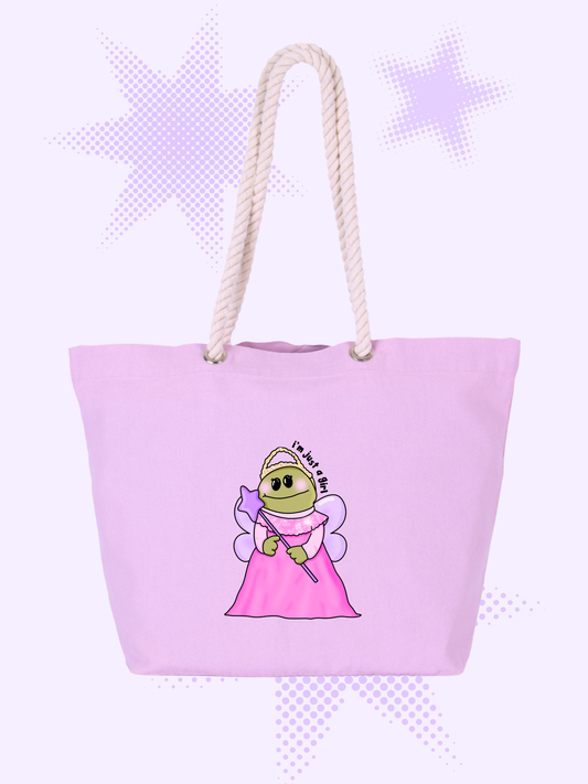 Just A Girl Tote Bag