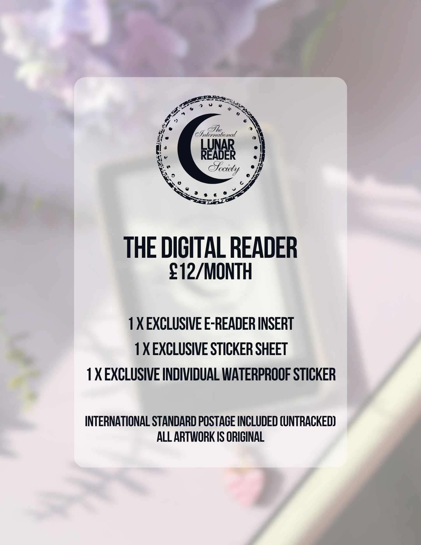 The Lunar Reader Society [Subscription] - INTERNATIONAL