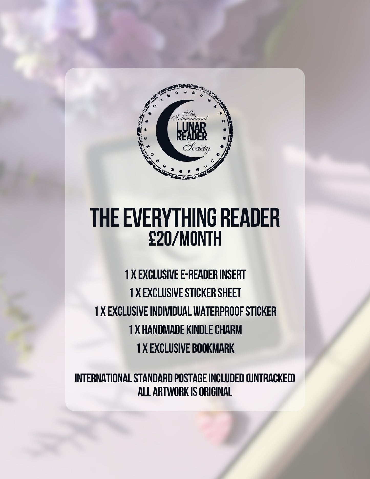 The Lunar Reader Society [Subscription] - INTERNATIONAL