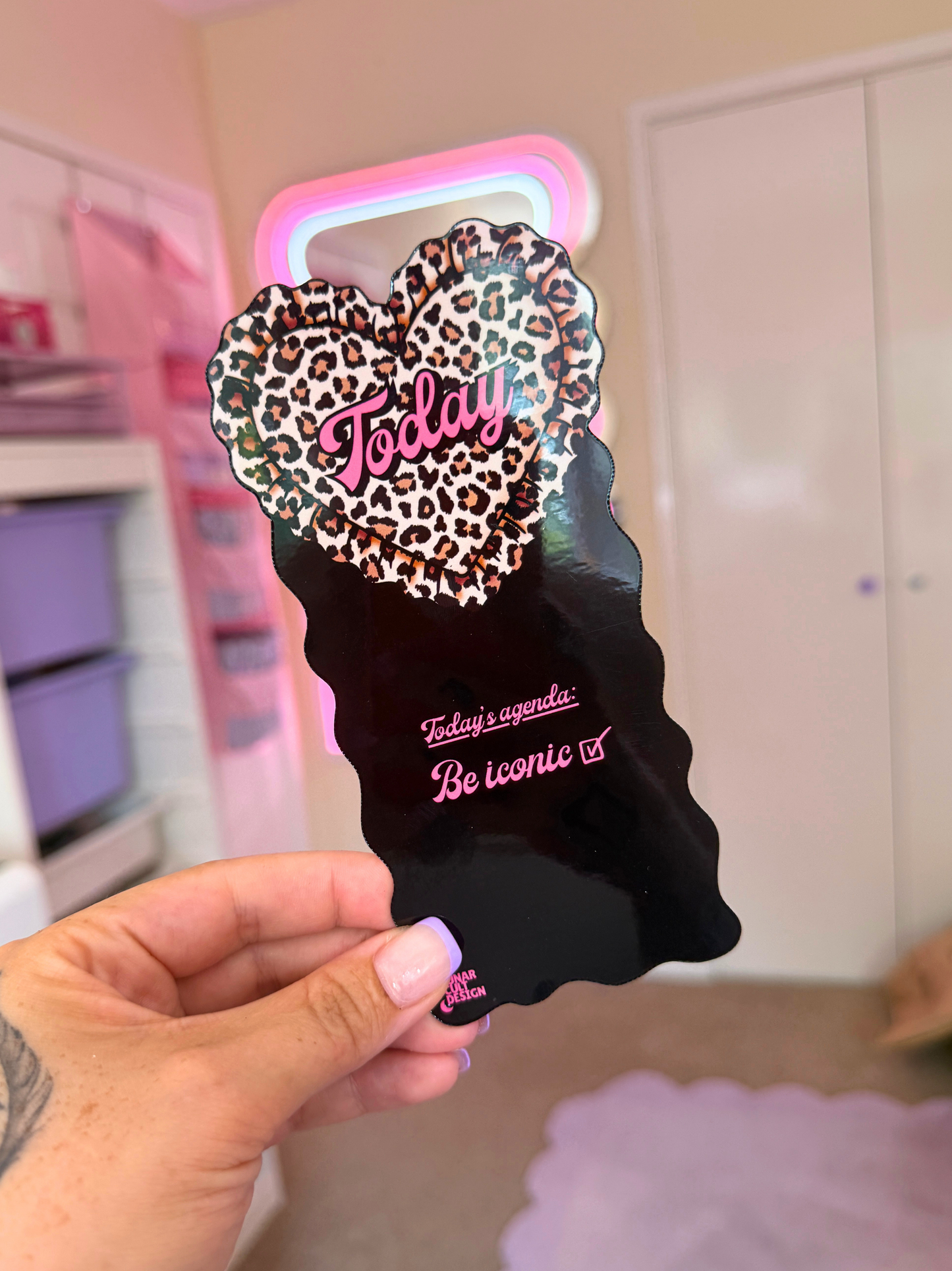 Leopard Print Pillow Journal Page Marker