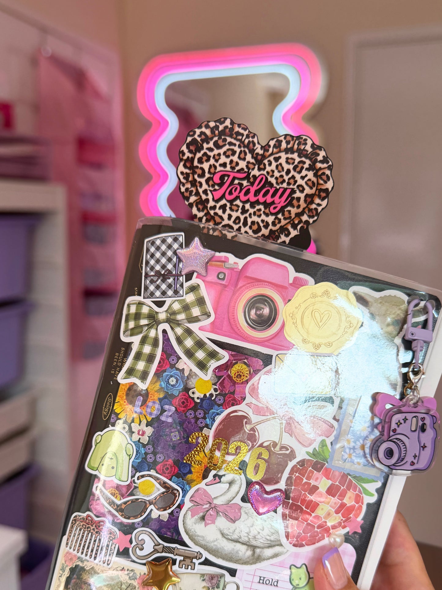 Leopard Print Pillow Journal Page Marker