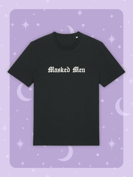 Masked Men Embroidered T-shirt
