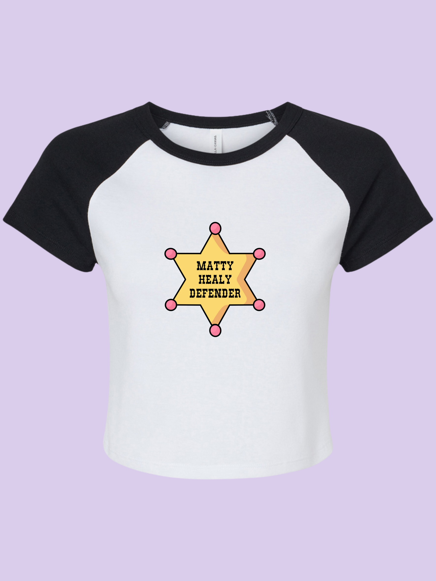 Matty Defender Cropped Baby Tee