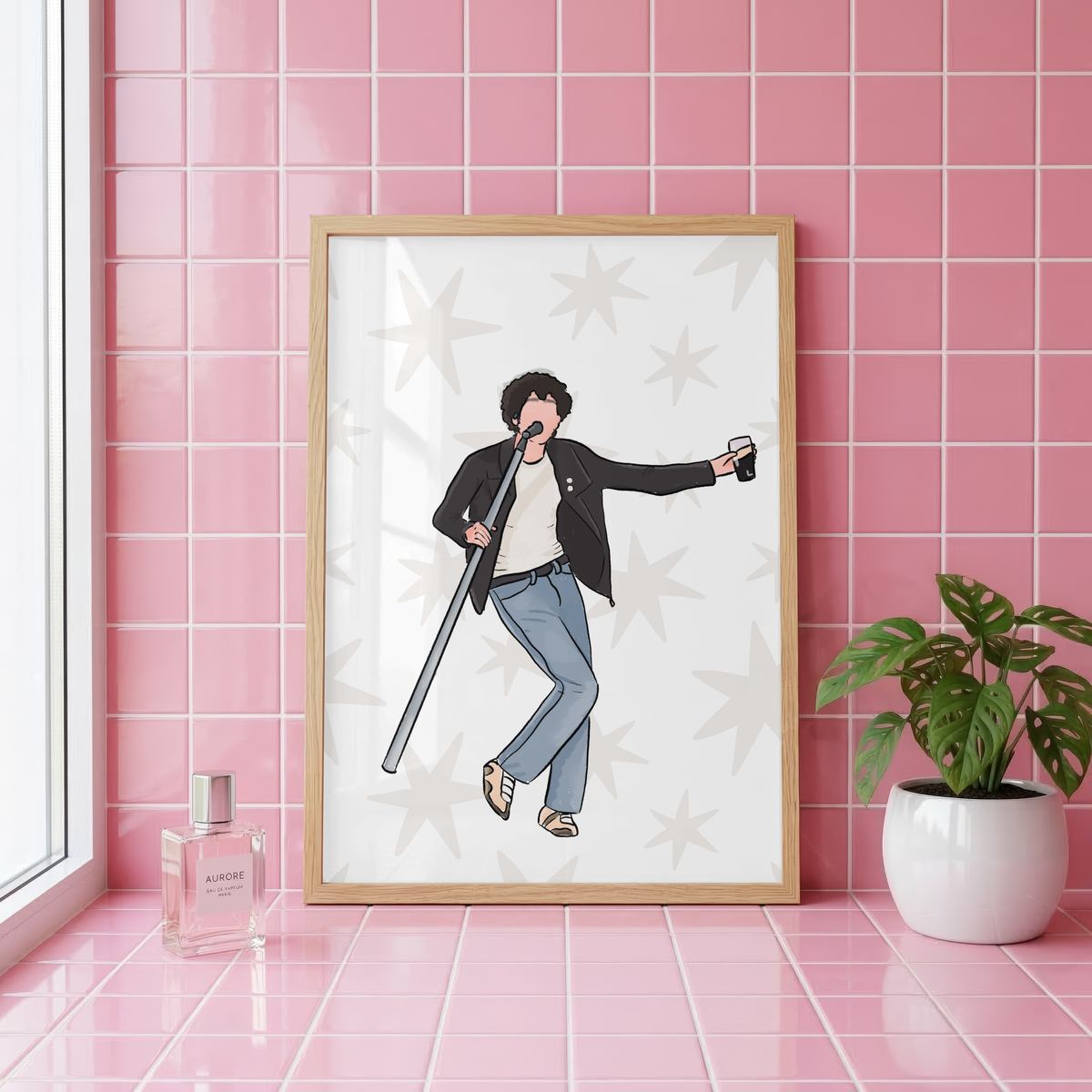 Matty Glasto Wall Art Print