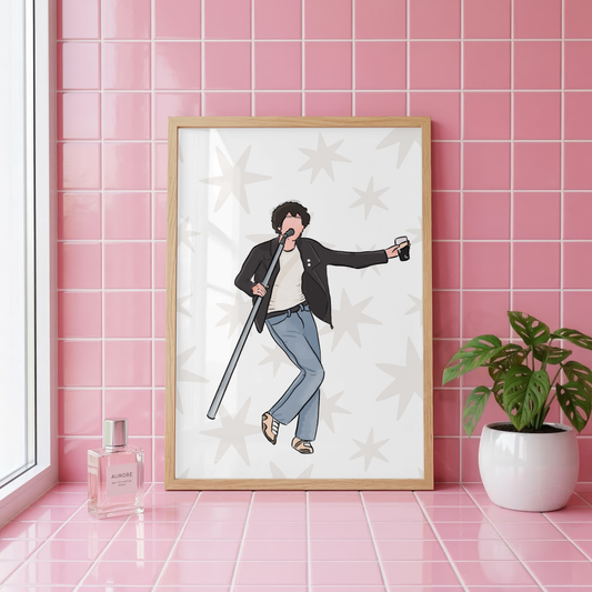 Matty Glasto Wall Art Print